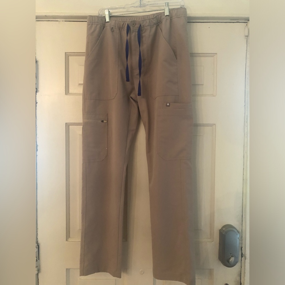 Figs Tan Cargo Pants with Versatile Style